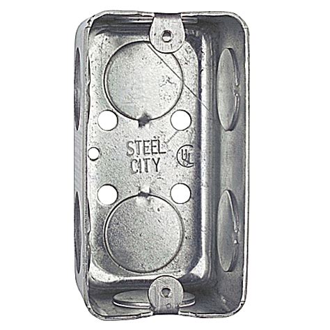 Steel City® Handy Box, Steel, 4 x 2